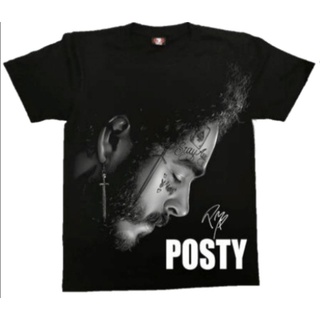 เสื้อยืด postmalone posty hiphop