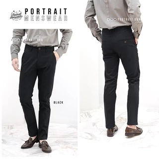 รุ่น Signature Chino กางเกงขายาว ขายาวชิโน่ กางเกงผู้ชาย ผ้ายืด ขากระบอก ใส่ทำงาน ใส่เที่ยว