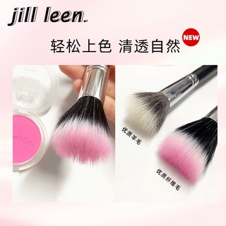 Jill LEEN ผลิตภัณฑ์ใหม่ แปรงปัดแก้ม สีจุด ละเอียด หน้า ขนสัตว์ แต่งหน้า อย่างเป็นธรรมชาติ โปร่งใส แปรงแต่งหน้า