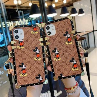 Tide brand Cartoon Mickey Huawei P30 lite P20 Pro Mate20 Nova 5T 4 3i 7i 7SE เคสมือถือ Soft edge Hard Case เคสโทรศัพท์