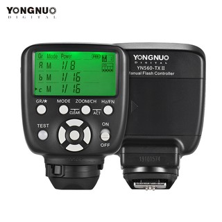 yongnuo yn 560 - tx ii อุปกรณ์ส่งสัญญาณควบคุมระยะไกลสําหรับ nikon dslr camera to yn560 ii/yn 660 iv