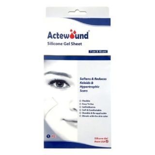 Actewound Silicone Gel Sheet ขนาด 7 X 15 Cm แผ่นซิลิโคนแปะลดรอยแผลเป็นนูนทั้งเก่าและใหม่