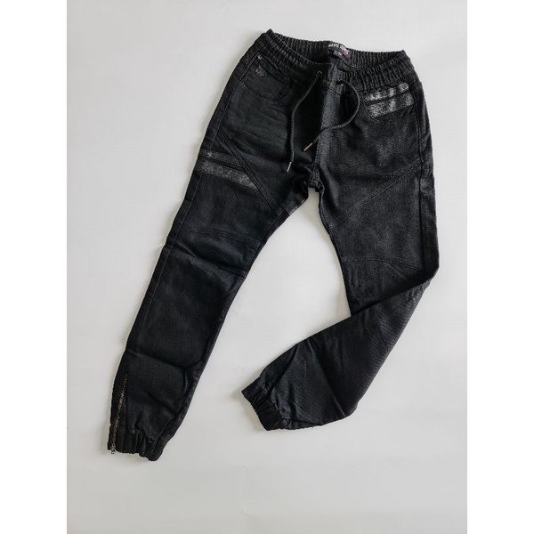 กางเกง​ยีนส์​ขาจั๊ม​ เอวจั๊ม​ Devie​ Jones