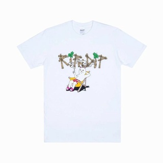 เสื้อยืดผ้าฝ้ายพิมพ์ลายคลาสสิกเสื้อ Ripndip Island Nerm