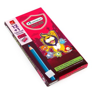 ดินสอสีแท่งยาว (กล่อง12สี) มาสเตอร์อาร์ต ยกแพ็ค 10 กล่อง