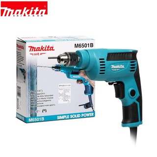 สว่านกระแทก 1/4 นิ้ว 230 W ปรับซ้าย-ขวา MAKITA #M6501B***ตัวแทนจำหน่าย***