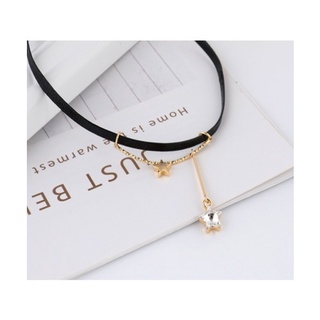 USUPSO สร้อยคอ Korea Star สีดำ