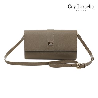 Guy Laroche กระเป๋าสะพายสตรี รุ่น CLASSIC III ( หนังอัดลาย ) - AGH0112_BR