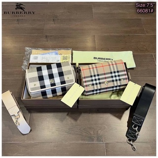 กระเป๋า Burberry สวยมาก งาน มิลเลอร์ Size 7.5” พร้อมกล่อง