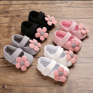 Baby Girls Shoes Cute Flower Princess Soft Bottom Toddler Shoes Infant Anti-Slip Shoe First Walkers 0-18 Months Baby