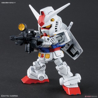 №♛☏SDCS RX-78-2 Gundam &amp; Cross Silhouette Frame Set Bandai โมเดล กันดั้ม กันพลา ฟิกเกอร์ ของเล่น ของสะสม