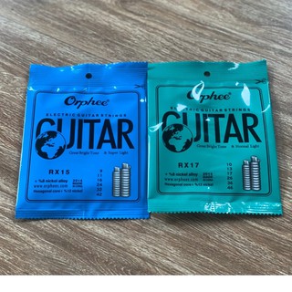 [พร้อมส่ง🎯] สายกีต้าร์ไฟฟ้า Orphee ชุด 6 เส้น เบอร์ 9 / เบอร์ 10 สายกีต้าร์โปร่ง Electric Guitar String สายไฟฟ้า - COD