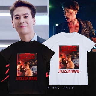 ราคาถูกเสื้อยืดทีมหวัง  JACKSON WANG GOT7 เสื้อยืดแฟชั่น  Team wang  เสื้อยืดชายหญิง เสื้อยืดผ้า Cotton 100% S-5XL