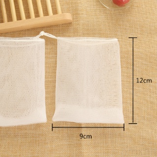 Hanging Plastic Double Layer Hand-made Foaming Net Soap Bubble Mesh Bag Face Care Clean Helper Tools[broxah]