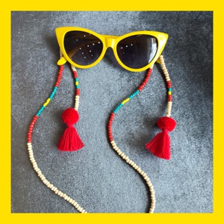 สายคล้องแว่นลูกปัด handmade