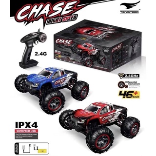 รถบังคับวิทยุบิ๊กฟุต9523-1 CHASE HICHTSPEED RTR ระบบไฟฟ้า4WD2.4GHzความเร็ว46km/h 1:10เป็นแบตเตอรี่ชาร์ทอุปกรณ์พร้อมเล่น