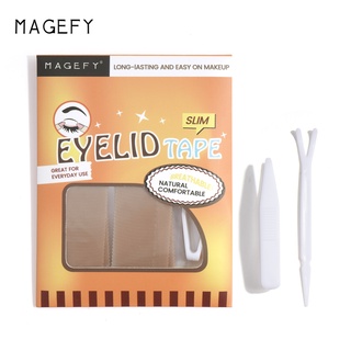 Magefy สติกเกอร์ตาสองชั้น ลาย Daiso เนื้อแมตต์ พร้อมแหนบ 20 ชิ้น