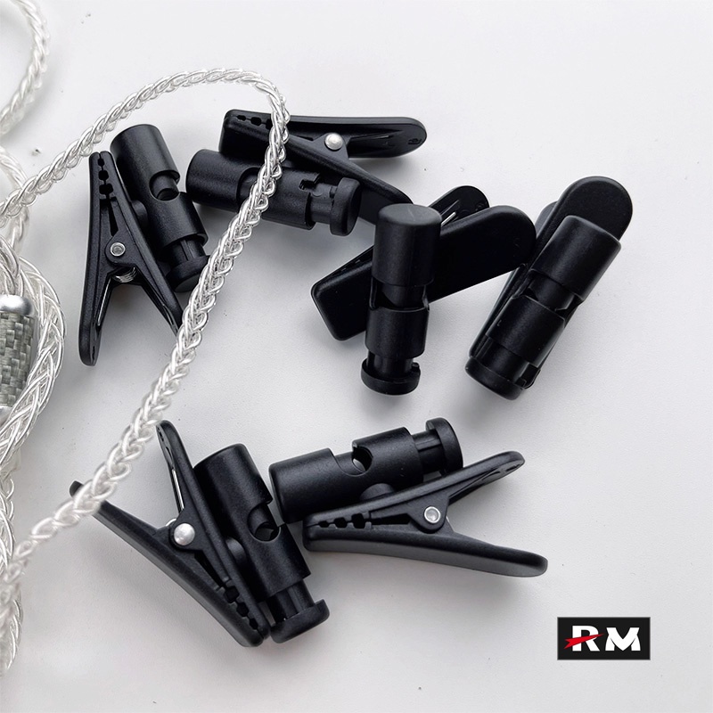 คลิปหนีบสายหูฟัง ขนาดใหญ่ 360 องศา สําหรับ Sennheiser ie800 IE800S 5 ชิ้น°คลิปหนีบสายหูฟัง ทรงกลม หมุนได้ สําหรับอัพเกรดสายหูฟัง 2-4 มม. 8 เส้น