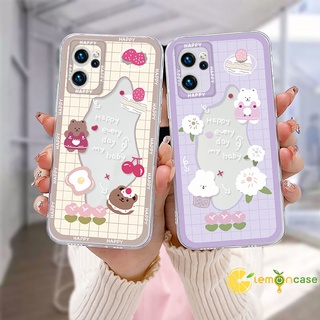 เคสใส OPPO A16 A95 A55 A7 A15 A54 A5S A3S A76 A96 A5 A9 A31 A53 A33 2020  A57 A57E A57S A77 Reno 4 5 5K 6 7 8 F21PRO   A1K A16E A16K A54S Reno 4 5F 4F 4 5 06 Lite A74 A15S A52 A11K   กันกระแทก ลายหมี กระต่าย สําหรับ เคสแบบนิ่ม