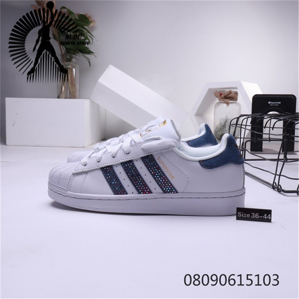 รองเท้าผู้ชาย Adidas Superstar Shell Toe รองเท้าผ้าใบรองเท้า