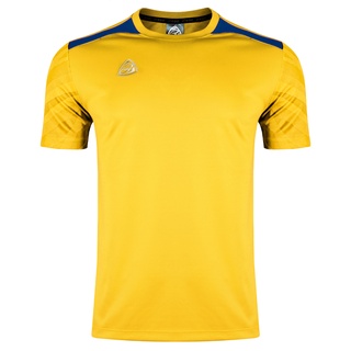 EGO SPORT EG5132 KIDS เสื้อฟุตบอลคอกลมตัดต่อบ่าแขนสั้น สีเหลือง
