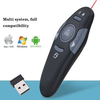 เลเซอร์พรีเซนต์ ไร้สาย Wireless Presenter Laser Pointer 2.4G RF