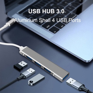 ฮับแยก USB 2.0 3.0 Type C พร้อมอะแดปเตอร์ OTG 4 พอร์ต สําหรับคอมพิวเตอร์ แล็ปท็อป PC