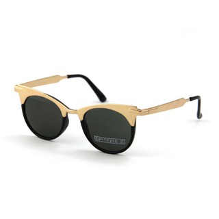 Spitfire Sunglasses Anglo 2 Gold Black, Black lens แว่นกันแดด สีทองดำ เลนส์ดำ