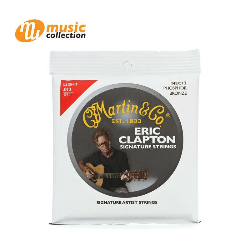 สายกีตาร์โปร่ง MARTIN MEC12-E.CLAPTON PH.BZ. (012) | Shopee Thailand