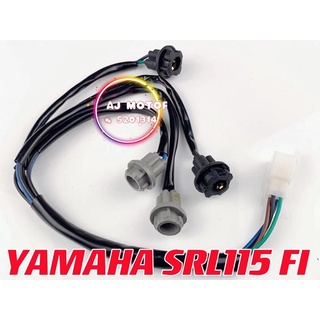 Yamaha SRL115 FI 115FI LAGENDA115 ชุดซ็อกเก็ตไฟหน้า ไฟสัญญาณ SRL-115 หลอดไฟ MENTOL LED LAMPU DEPAN ไฟหน้า MATA GABAN