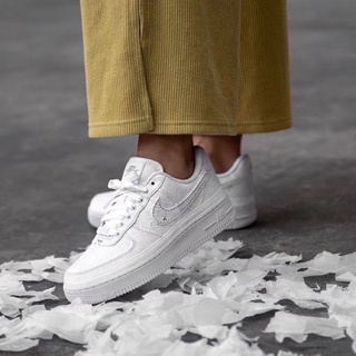 รองเท้าผ้าใบรองเท้าแฟชั่น Nike Airforce 1 Reveal LX Tear Away AF1-White สินค้าพร้อมส่ง