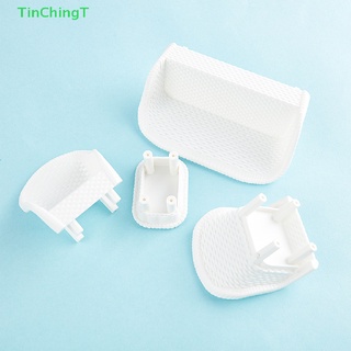 [TinChingT] โมเดลโซฟาจิ๋ว สีขาว สําหรับตกแต่งบ้านตุ๊กตา ห้องนั่งเล่น DIY 4 ชิ้น