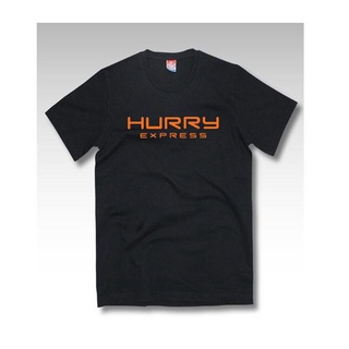 HURRY EXPRESS KERRY EXPRESS T SHIRT STREET เสื้อยืดคอกลม cotton no.20