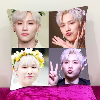 หมอนอิงสั่งทำ ใส่ได้4รูป หมอนอิงขนนุ่ม หมอนอิงโซฟา หมอนอิงในรถ หมอนอิง Cushions จอนอุง Jeon Woong เอบีซิกซ์ AB6IX