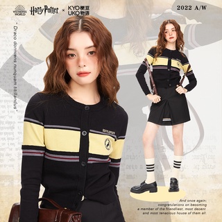 KYOUKO Harry Potter striped sweater cardigan เสื้อหนาวลายทางแฮร์รี่ พอตเตอร์ เสื้อคาดิแกน สเวตเตอร์