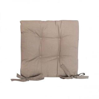 Homehapp เบาะรองนั่ง ทรงเหลี่ยมหลุม SANDI รุ่น GL649-TP ขนาด 40 x 40 x 4 ซม. สีน้ำตาล