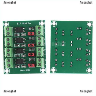 Amonghot โมดูลแปลงแรงดันไฟฟ้า PC 817 4 ช่อง