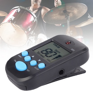 Metronome M50 Metronome Beat Tempo อุปกรณ์เสริมเครื่องดนตรีกีตาร์ดิจิตอลขนาดมินิแบบพกพา