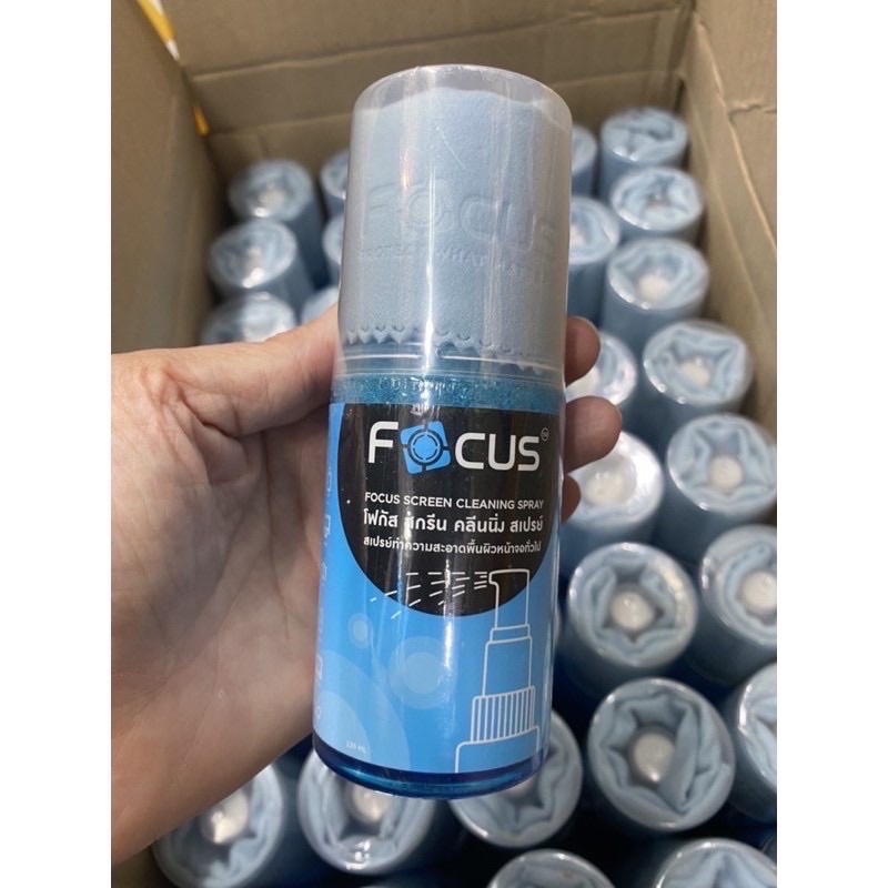 โฟกัส Focus นำ้ยาเช็ดจอโทรศัพท์ กล้อง คอมพิวเตอร์ ใสสะอาดเหมือนใหม่ในพริบตา