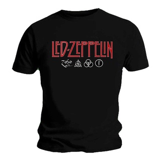 เสื้อยืดแขนสั้น พิมพ์ลายโลโก้ Zeppelin และสัญลักษณ์ร็อค เมทัล วาฟเฟิล คลาสสิก สีดํา ของขวัญวันเกิด สําหรับผู้ชาย คุณแม่