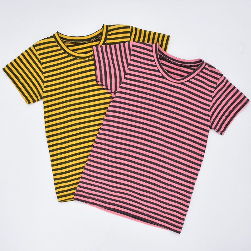 Leeya เสื้อยืดเด็ก (ลายทาง) เสื้อยืดเด็กชาย เสื้อผ้าเด็ก Baby & Kids Tshirt