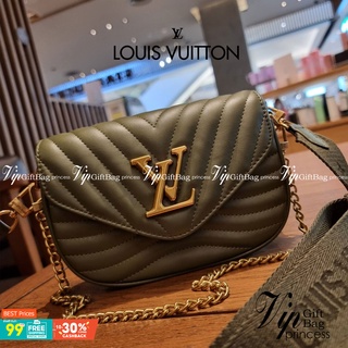 LV new wave pochette multi bag กระเป๋าสะพายมัลติฟังก์ชั่น สุดหรู มาพร้อม box set รับรองว่าดีงาม ลูกเล่นคลาสสิคผสาน