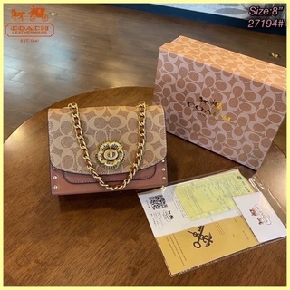 กระเป๋าสะพายข้าง coach พร้อมกล่อง