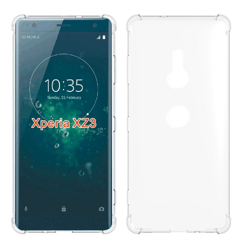 เคสโทรศัพท์มือถือ ซิลิโคนนิ่ม TPU ใส กันกระแทก สําหรับ sony Xperia XA XA1 XA2 Ultra plus XZ3