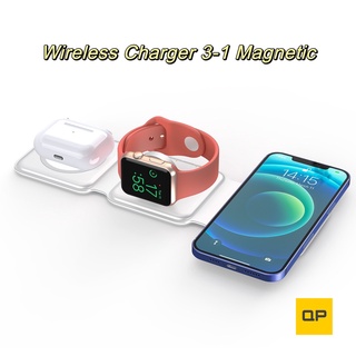 🔥🇹🇭 พร้อมส่ง 3in1 wireless charger แท่นชาร์จไร้สายใช้สำหรับ iP/watch/Pods 🇹🇭🔥