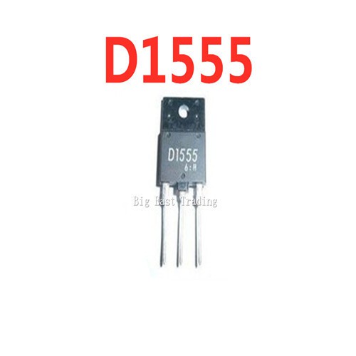 10 ชิ้น 5 ชิ้น 2SD1555 D1555 NPN ทรานซิสเตอร์ TO-3PF 1500V 5A,รับประกันคุณภาพ betterway