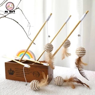 พร้อมส่งจากไทย ไม้ตกแมว ล่อแมว ของเล่น