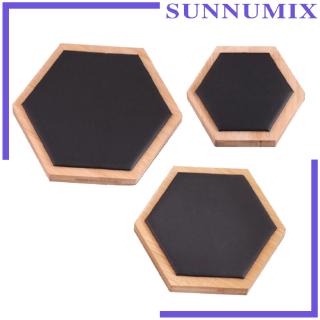 (sunnimix) ถาดไม้โชว์สร้อยข้อมือแหวนเครื่องประดับ 3 ชิ้น