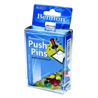 BENNON หมุดปักบอร์ดเอนกประสงค์ #5817push pin BENNON 5817