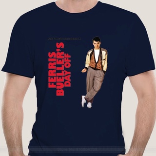 เสื้อยืด ผ้าฝ้าย พิมพ์ลายโปสเตอร์ Ferris Bueller Day Off V.1 สีขาว ทุกขนาด ไซซ์ s ... 5Xl แฟชั่นฤดูร้อน สําหรับผู้ชาย